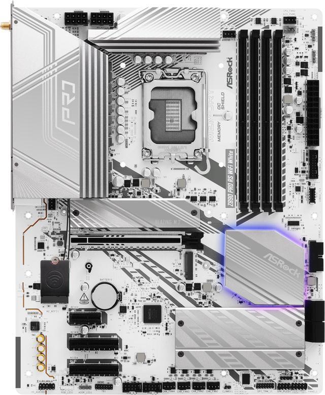 Alt view image 6 of 8 - ASRock Z890 Pro RS LGA 1851 Intel Z890 SATA 6Gb/s ATX Motherboard