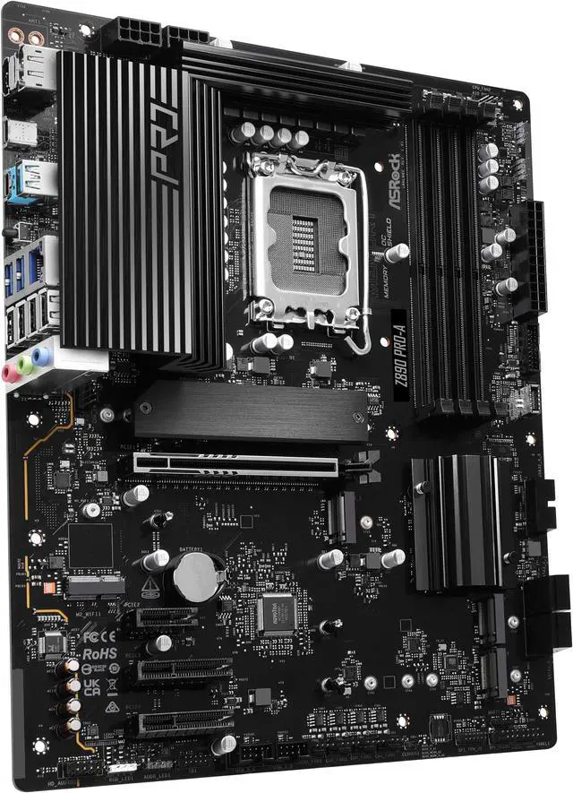 Alt view image 6 of 7 - ASRock Z890 Pro-A LGA 1851 Intel Z890 ATX Motherboard