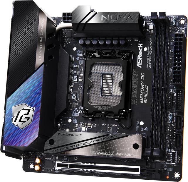 Alt view image 4 of 11 - ASRock Z890I Nova WiFi LGA 1851 Intel Z890 Mini ITX Motherboard