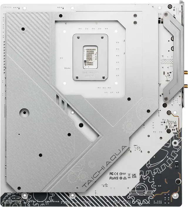 Alt view image 8 of 9 - Z890 Taichi AQUA LGA 1851 Intel Z890 SATA 6G/s EATX Motherboard