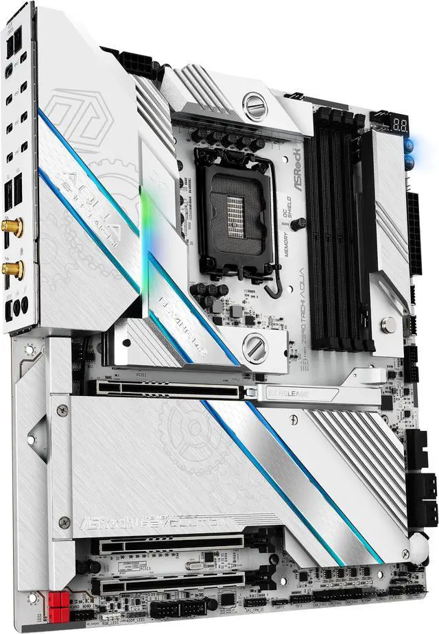 Alt view image 4 of 9 - Z890 Taichi AQUA LGA 1851 Intel Z890 SATA 6G/s EATX Motherboard