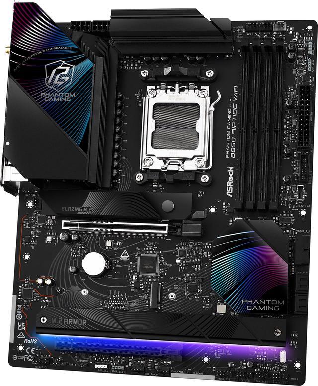 Alt view image 7 of 8 - ASRock B850 RIPTIDE WIFI AM5 AMD B850 ATX Motherboard