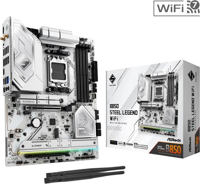 ASRock B850 STEEL LEGEND WIFI AM5 ATX Motherboard - Newegg.com ASRock B850 STEEL LEGEND WIFI AM5 ATX Motherboard - Newegg.com