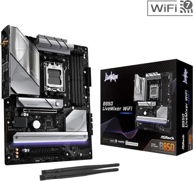 Main image of ASRock B850 Live Mixer WiFi AM5 AMD B850 ATX Motherboard