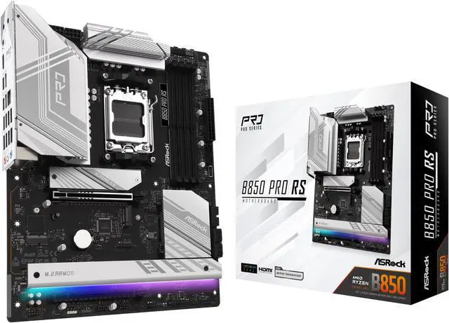 Main image of ASRock B850 PRO RS AM5 AMD B850 ATX Motherboard