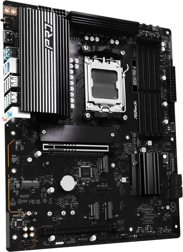 Alt view image 5 of 8 - ASRock B850 PRO-A AM5 AMD B850 ATX Motherboard