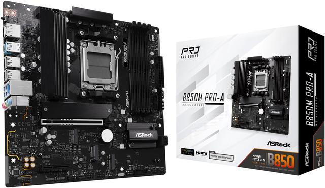 Main image of ASRock B850M Pro-A AM5 AMD B850 Micro ATX Motherboard
