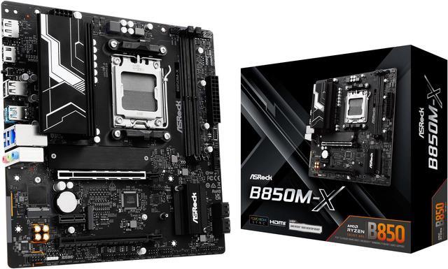 ASRock B850M-X AM5 Micro ATX Motherboard - Newegg.com