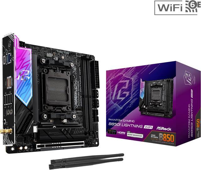 Main image of ASRock B850I Lightning WiFi AM5 AMD B850 Mini ITX Motherboard