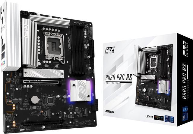 ASRock B860 Pro RS LGA 1851 Intel B860 SATA 6Gb/s DDR5 Intel ASRock B860 Pro RS LGA 1851 Intel B860 SATA 6Gb/s DDR5 Intel