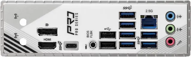 Alt view image 7 of 8 - ASRock B860 Pro RS LGA 1851 Intel B860 SATA 6Gb/s DDR5 Intel Core Ultra ATX Motherboard