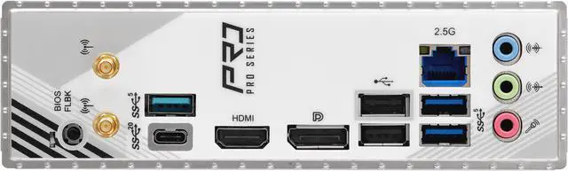 Alt view image 7 of 8 - ASRock B860M Pro RS WiFi LGA 1851 Intel B860 SATA 6Gb/s Intel Core Ultra DDR5 Micro ATX Motherboard