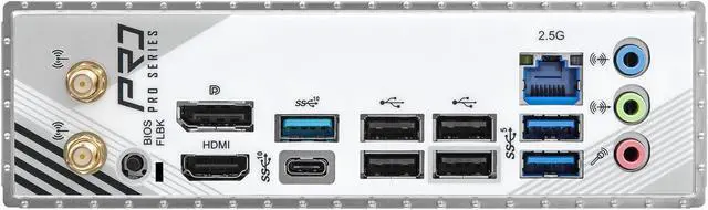 Alt view image 7 of 8 - ASRock B850M Pro RS WiFi White Micro ATX Motherboard