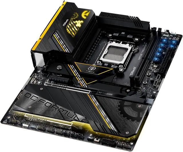 Alt view image 8 of 10 - ASRock X870E Taichi OCF AM5 AMD X870E ATX Motherboard