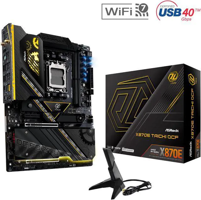 Main image of ASRock X870E Taichi OCF AM5 AMD X870E ATX Motherboard