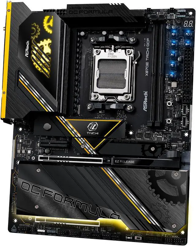 Alt view image 4 of 10 - ASRock X870E Taichi OCF AM5 AMD X870E ATX Motherboard