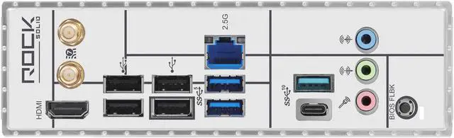 Alt view image 4 of 8 - AMD B850 Rock WiFi 7 AM5 AMD B850 ATX Motherboards