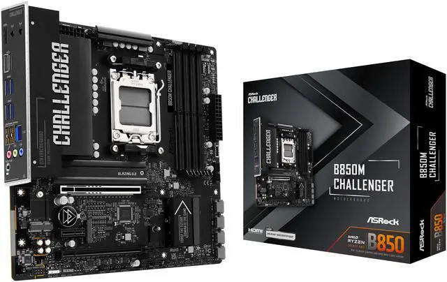 Main image of ASRock B850M Challenger AM5 AMD B850 Micro ATX Motherboard