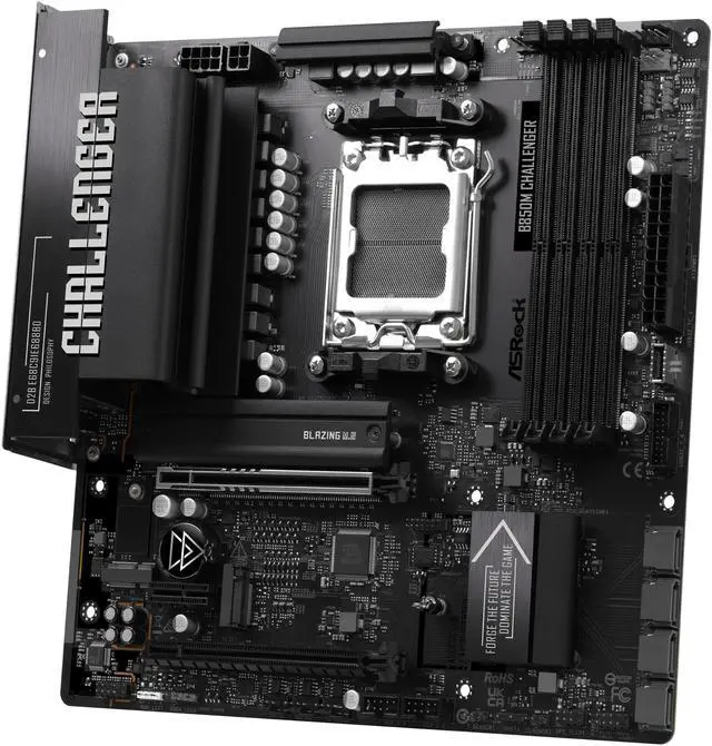 Alt view image 5 of 8 - ASRock B850M Challenger AM5 AMD B850 Micro ATX Motherboard