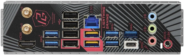 Alt view image 7 of 8 - ASRock B650 PG Lightning WiFi AM5 AMD B650 ATX Motherboard, DDR5, PCIe 5.0 M.2, Wi-Fi 6E, Bluetooth 5.2, 2.5Gb LAN, USB 3.2 Gen2x2 Type-C, Supports AMD Ryzen 9000 / 8000 / 7000 Series