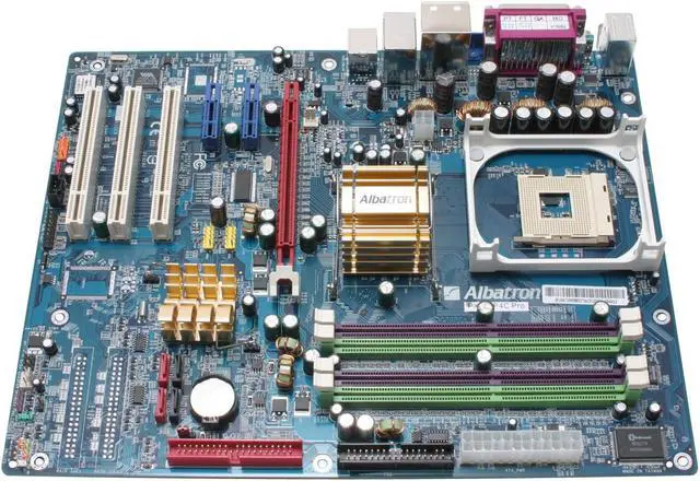 Alt view image 2 of 4 - Albatron PX915P4C Pro Socket 478 Intel 915P ATX Intel Motherboard
