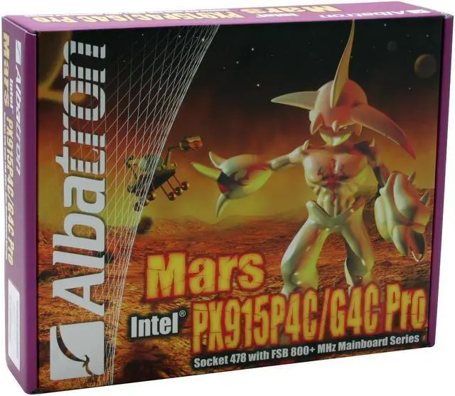 Alt view image 4 of 4 - Albatron PX915P4C Pro Socket 478 Intel 915P ATX Intel Motherboard