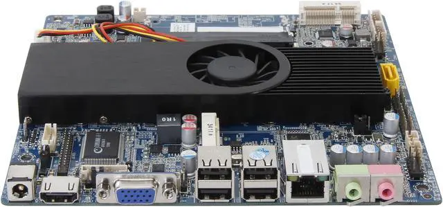 Alt view image 2 of 5 - Giada MI-D2550GT-M Intel Atom D2550 Intel NM10 Mini ITX Motherboard / CPU / VGA Combo