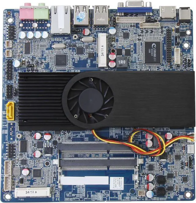 Alt view image 3 of 5 - Giada MI-D2550GT-M Intel Atom D2550 Intel NM10 Mini ITX Motherboard / CPU / VGA Combo
