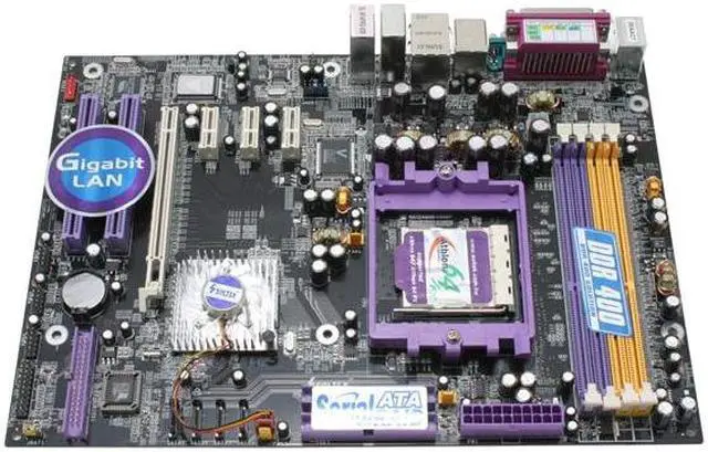 Alt view image 2 of 5 - SOLTEK SL-NF4Pro-939 939 NVIDIA nForce4 ATX AMD Motherboard
