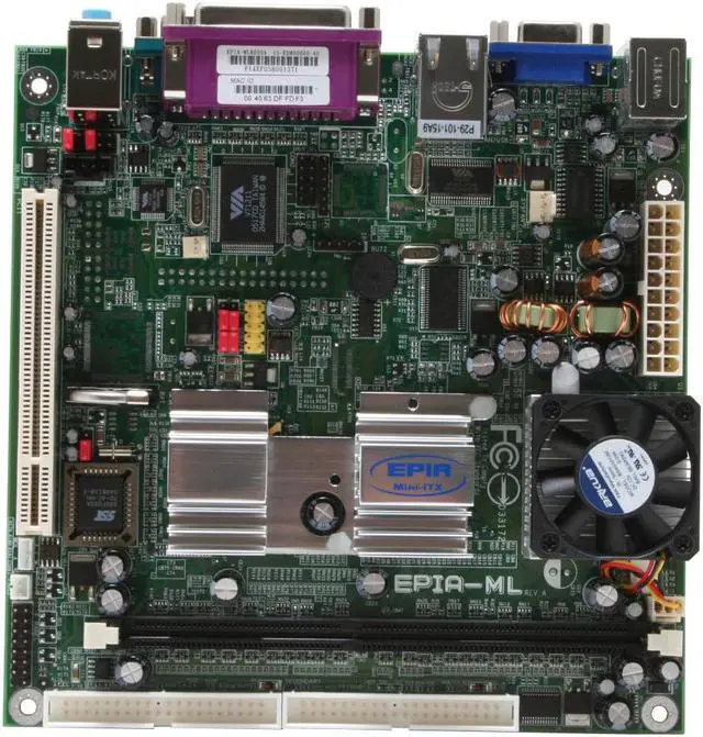 Alt view image 3 of 5 - VIA EPIA-ML8000A VIA C3 800MHz Processor VIA CLE266 Mini ITX