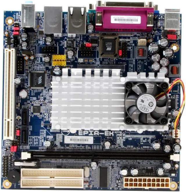 Alt view image 3 of 5 - VIA / VPSD EPIA-EK10000G 1.0GHz VIA Luke CoreFusion Processor Mini ITX Motherboard / CPU Combo
