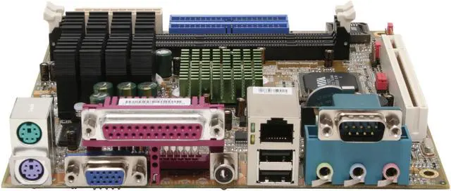 Alt view image 2 of 6 - VIA EPIA-5000A VIA C3 533MHz Fanless Processor VIA PLE133 Mini ITX