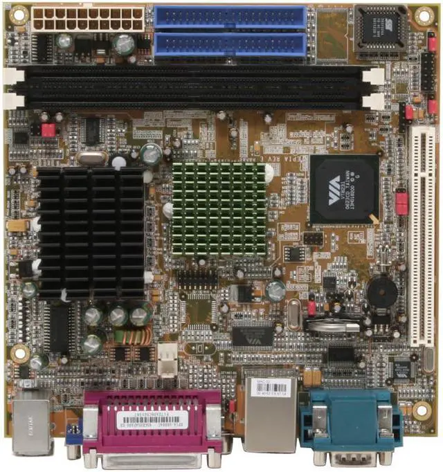 Alt view image 3 of 6 - VIA EPIA-5000A VIA C3 533MHz Fanless Processor VIA PLE133 Mini ITX