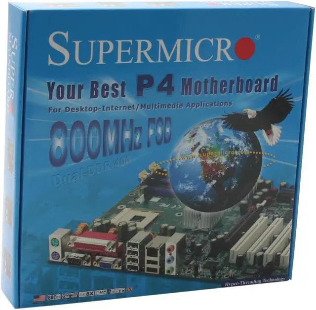 Alt view image 6 of 6 - SUPERMICRO MBD-P4SCi-O ATX Server Motherboard 478 Intel E7210