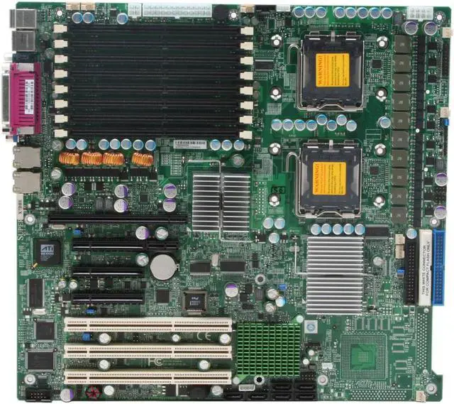 Alt view image 3 of 6 - SUPERMICRO X7DBE-O Extended ATX Server Motherboard Dual LGA 771 Intel 5000P DDR2 667