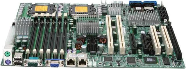 Alt view image 2 of 5 - SUPERMICRO X7DVL-E-O ATX Server Motherboard Dual LGA 771 Intel 5000V DDR2 667