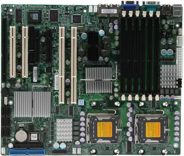 Alt view image 3 of 5 - SUPERMICRO X7DVL-E-O ATX Server Motherboard Dual LGA 771 Intel 5000V DDR2 667
