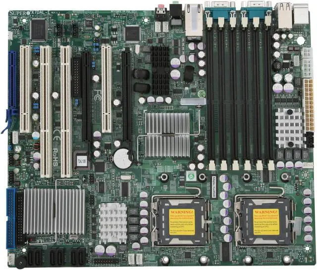 Alt view image 3 of 5 - SUPERMICRO MBD-X7DAL-E-O ATX Server Motherboard Dual LGA 771 Intel 5000X DDR2 667/533