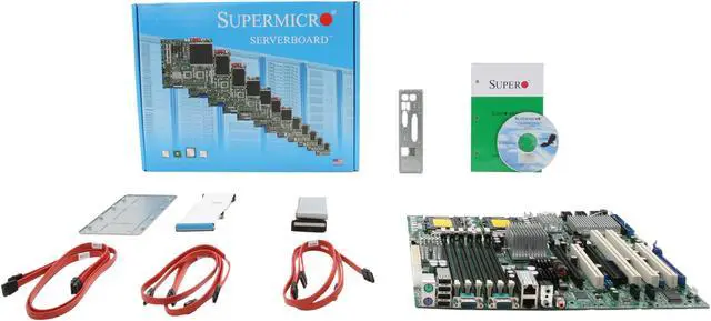 Alt view image 5 of 5 - SUPERMICRO MBD-X7DAL-E-O ATX Server Motherboard Dual LGA 771 Intel 5000X DDR2 667/533