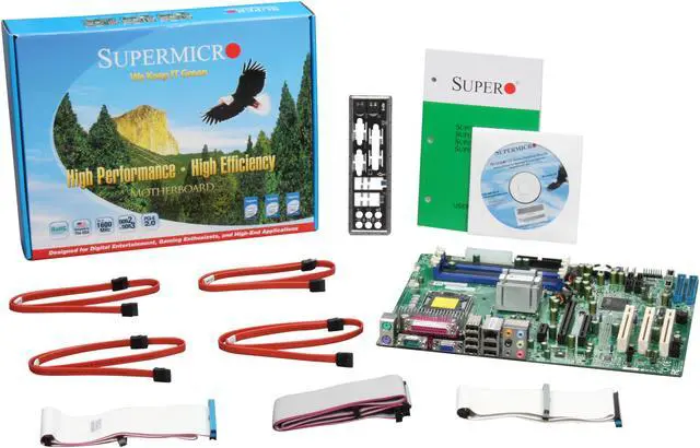 Alt view image 5 of 5 - SUPERMICRO MBD-C2SBA+-O LGA 775 Intel G33 ATX Intel Motherboard