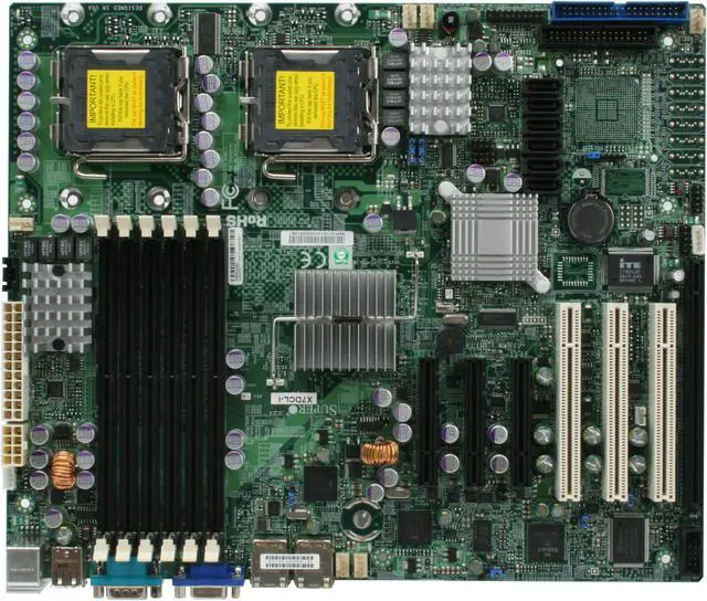 Alt view image 8 of 10 - SUPERMICRO MBD-X7DCL-I ATX Server Motherboard Dual LGA 771 Intel 5100 DDR2 667