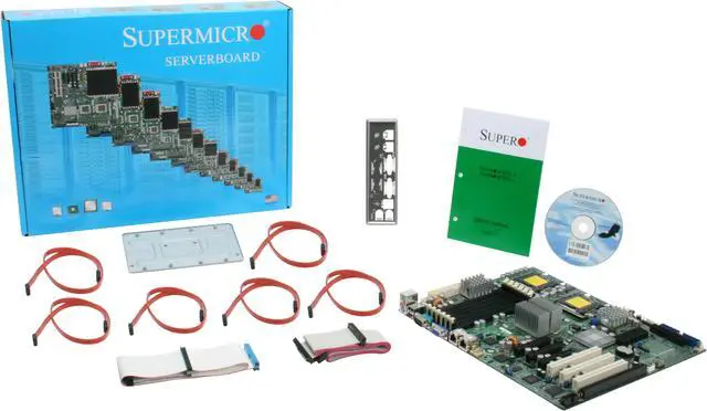 Alt view image 10 of 10 - SUPERMICRO MBD-X7DCL-I ATX Server Motherboard Dual LGA 771 Intel 5100 DDR2 667