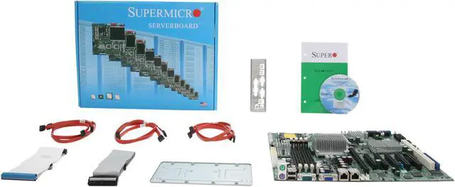 Alt view image 5 of 5 - SUPERMICRO MBD-X7DWE-O ATX Server Motherboard Dual LGA 771 Intel 5400 DDR2 800
