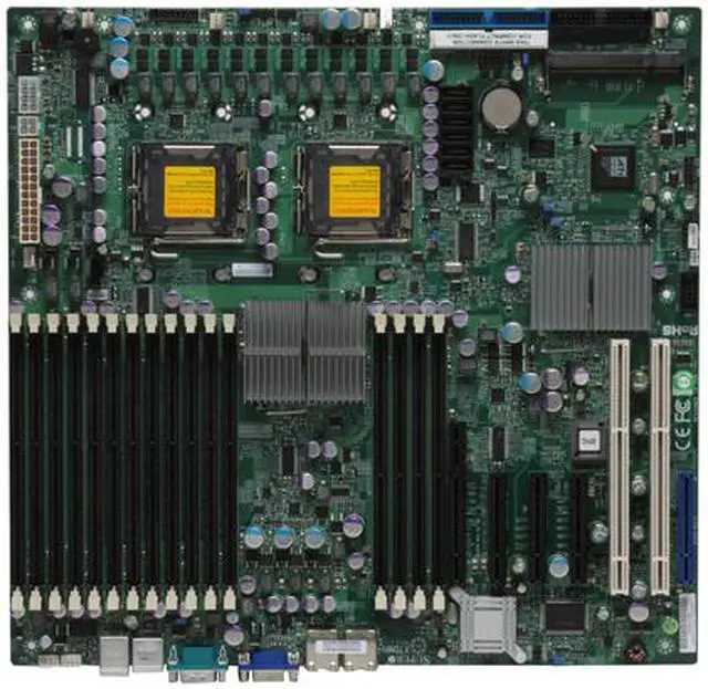 Alt view image 3 of 5 - SUPERMICRO MBD-X7DWN+O Enhanced Extended ATX Server Motherboard Dual LGA 771 Intel 5400 DDR2 800