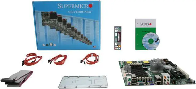 Alt view image 5 of 5 - SUPERMICRO MBD-X7DCA-L-O Micro ATX Server Motherboard Dual LGA 771 Intel 5100 DDR2 667
