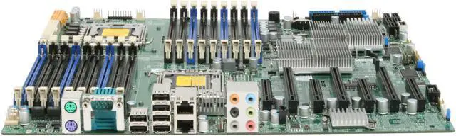 Alt view image 2 of 3 - SUPERMICRO MBD-X8DAH+-O Dual LGA 1366 Intel 5520 Enhanced Extended ATX Dual Intel Xeon 5500 and 5600 Series Server Motherboard