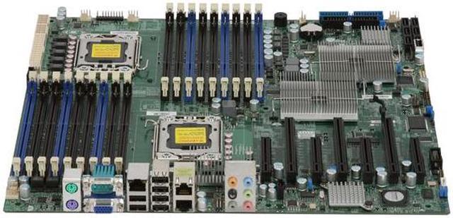 Alt view image 2 of 5 - SUPERMICRO MBD-X8DAH+-F-O Dual LGA 1366 Intel 5520 Enhanced Extended ATX Dual Intel Xeon 5500 and 5600 Series Server Motherboard