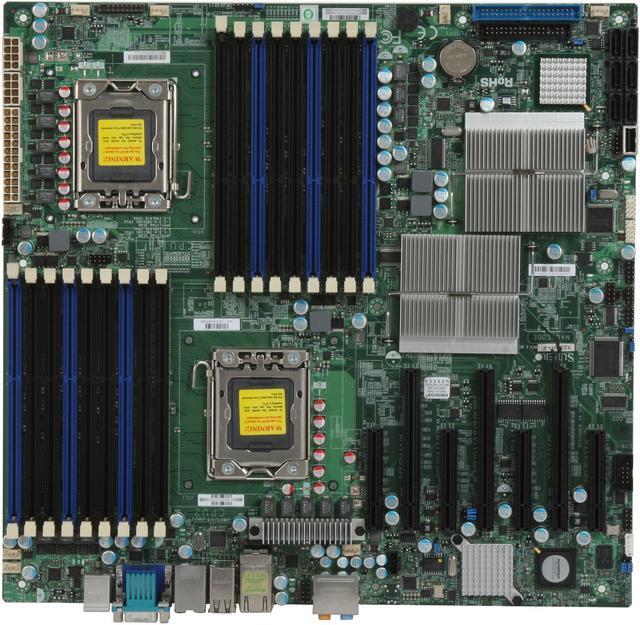 Alt view image 3 of 5 - SUPERMICRO MBD-X8DAH+-F-O Dual LGA 1366 Intel 5520 Enhanced Extended ATX Dual Intel Xeon 5500 and 5600 Series Server Motherboard