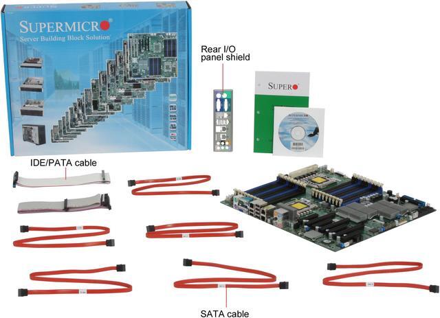 Alt view image 5 of 5 - SUPERMICRO MBD-X8DAH+-F-O Dual LGA 1366 Intel 5520 Enhanced Extended ATX Dual Intel Xeon 5500 and 5600 Series Server Motherboard