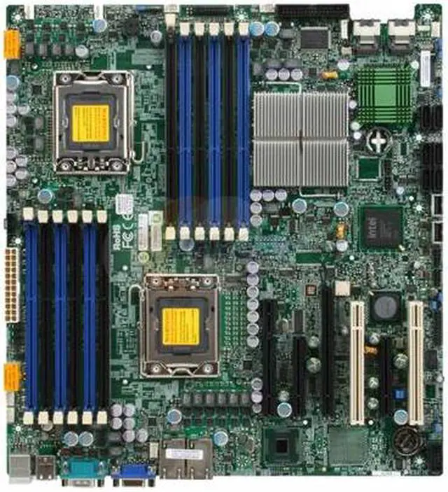 Alt view image 2 of 2 - SUPERMICRO MBD-X8DT3-O Extended ATX Server Motherboard Dual LGA 1366 Intel 5520 DDR3 1333